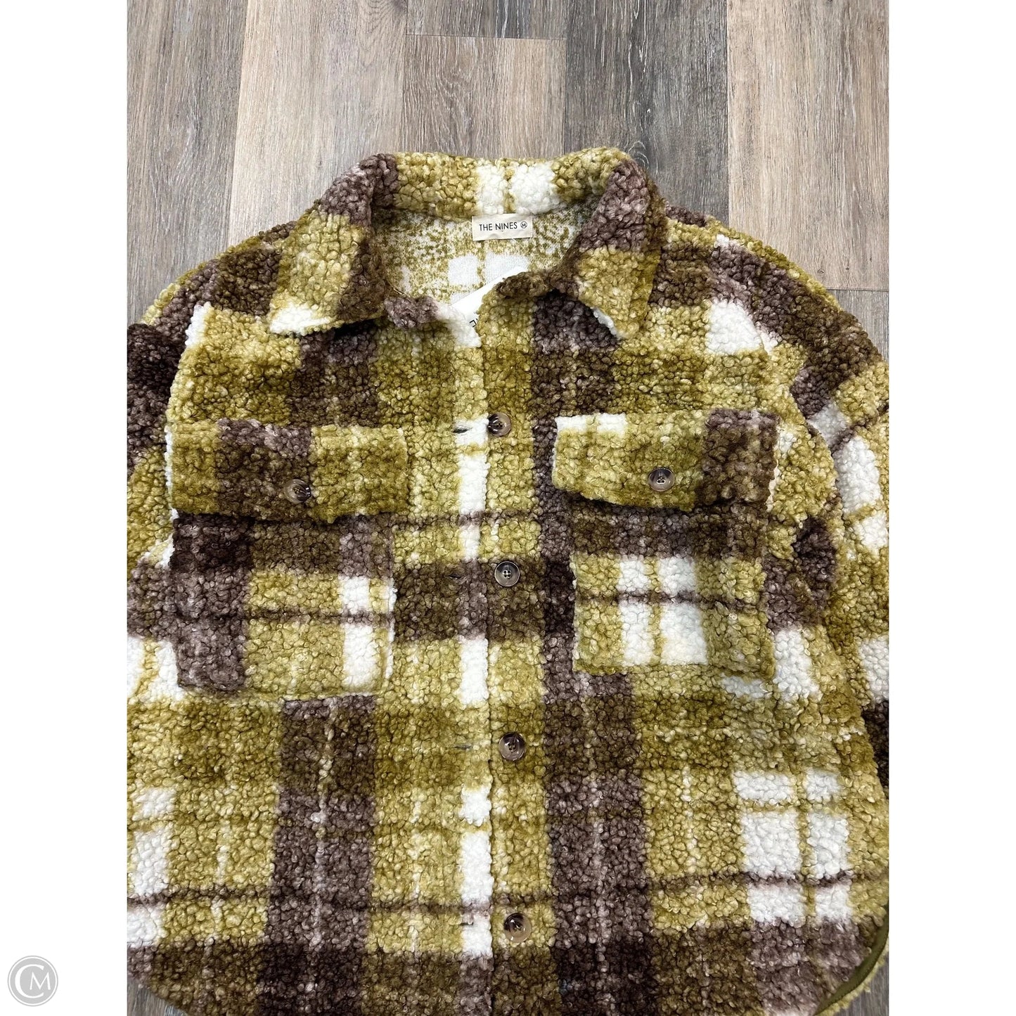 Jacket Shirt By The Nines In Green, Size: M