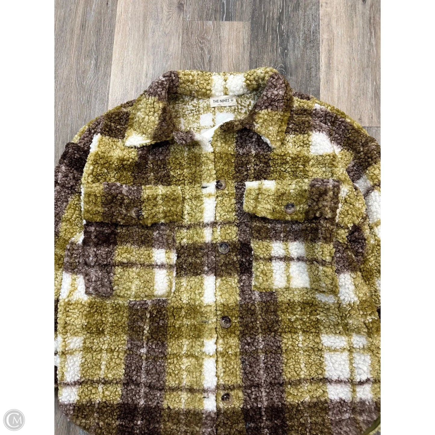 Jacket Shirt By The Nines In Green, Size: M