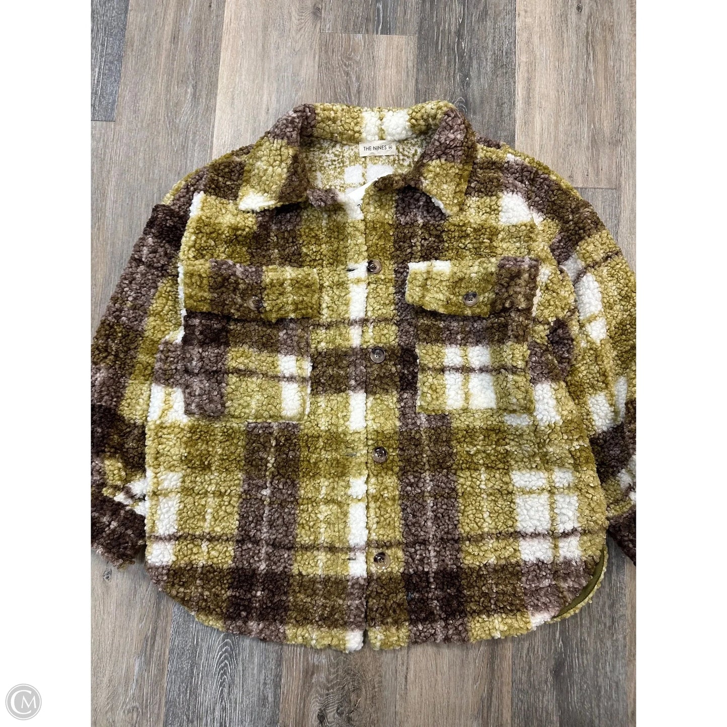 Jacket Shirt By The Nines In Green, Size: M