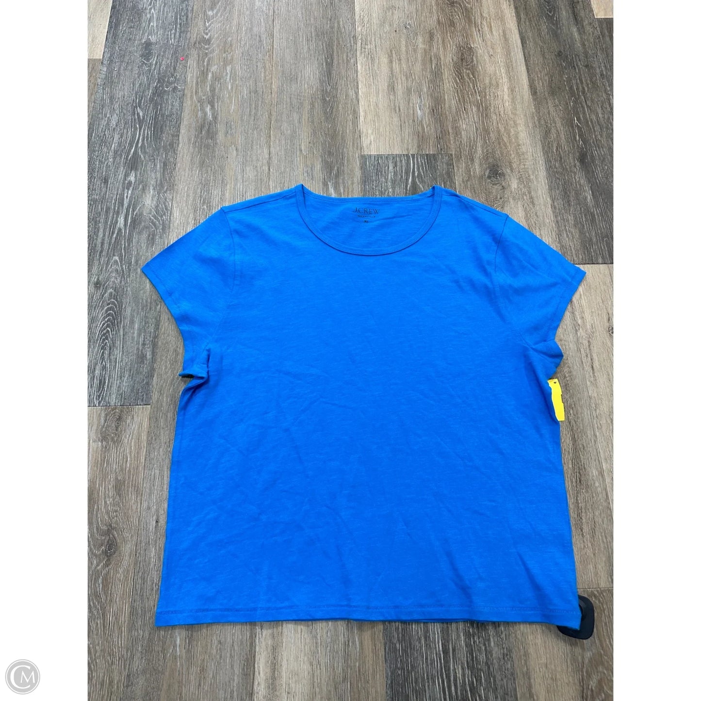 Top Short Sleeve By J. Crew In Blue, Size: Xl