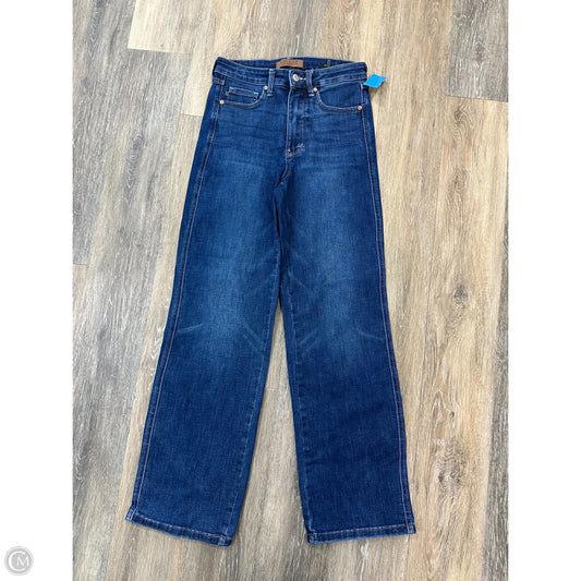 Jeans Straight By Judy Blue In Blue Denim, Size: 4