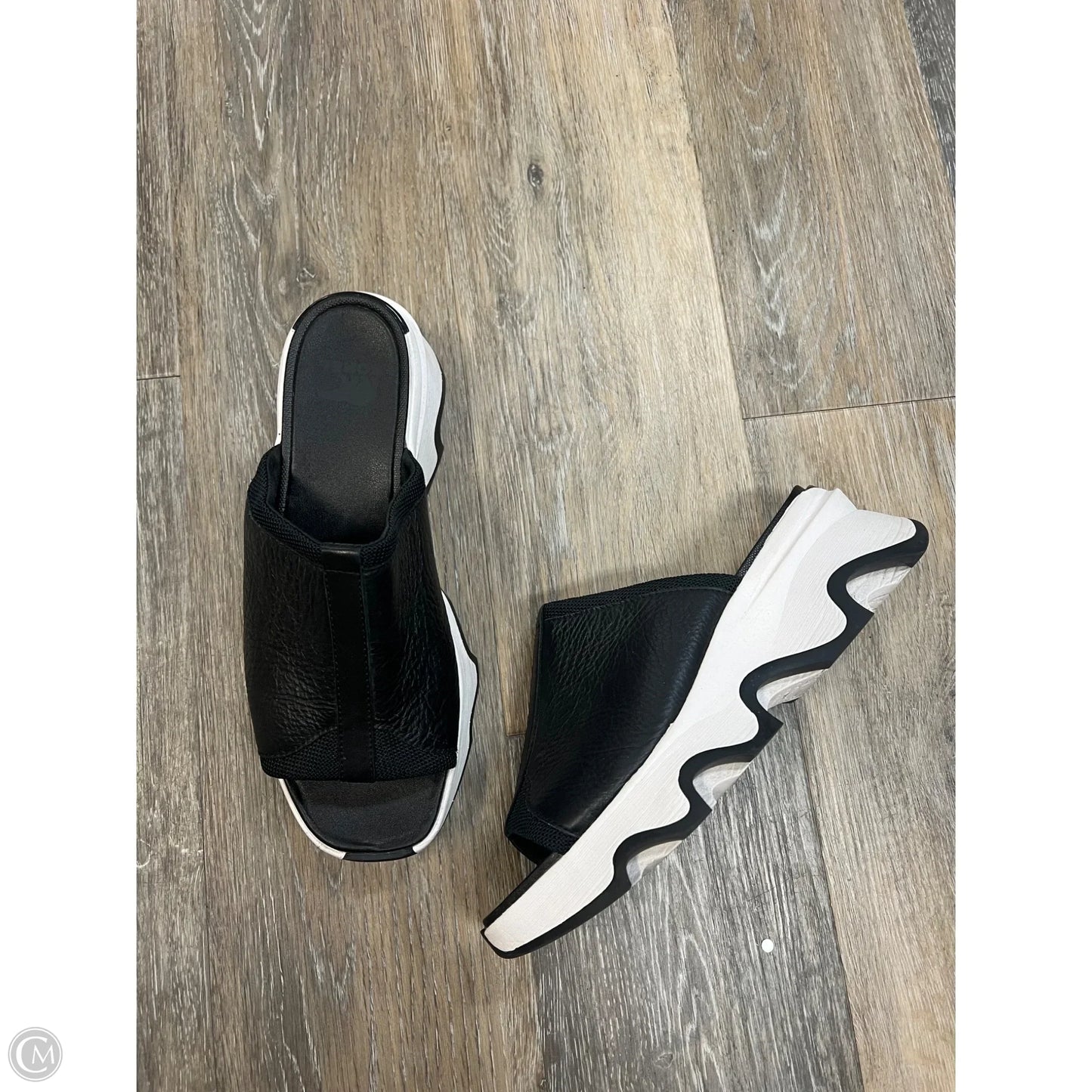 Sandals Heels Platform By Sorel In Black, Size: 9