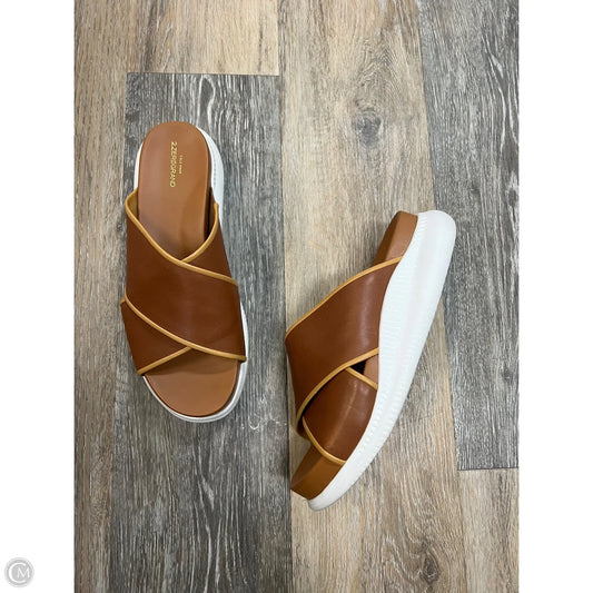 Sandals Flats By Cole-haan In Tan, Size: 8