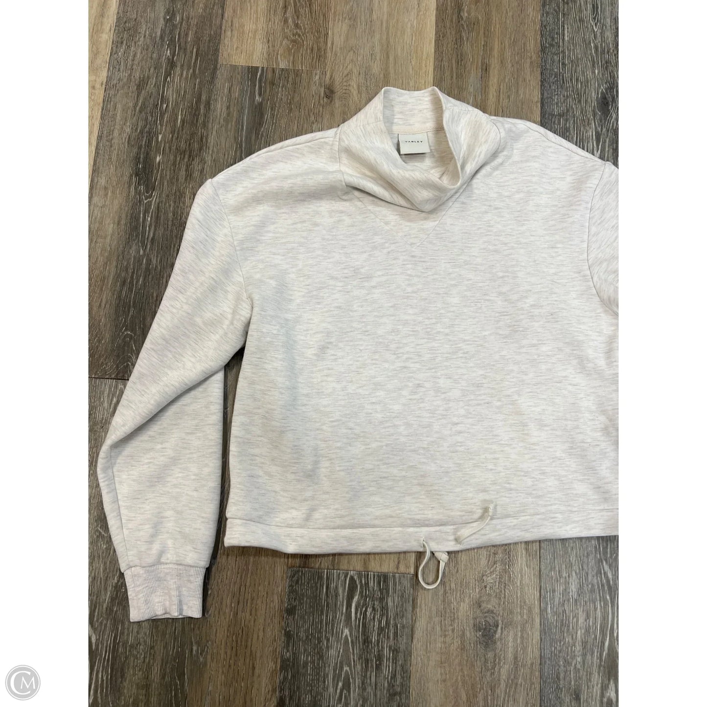 Athletic Sweatshirt Collar By Varley In Cream, Size: Xs