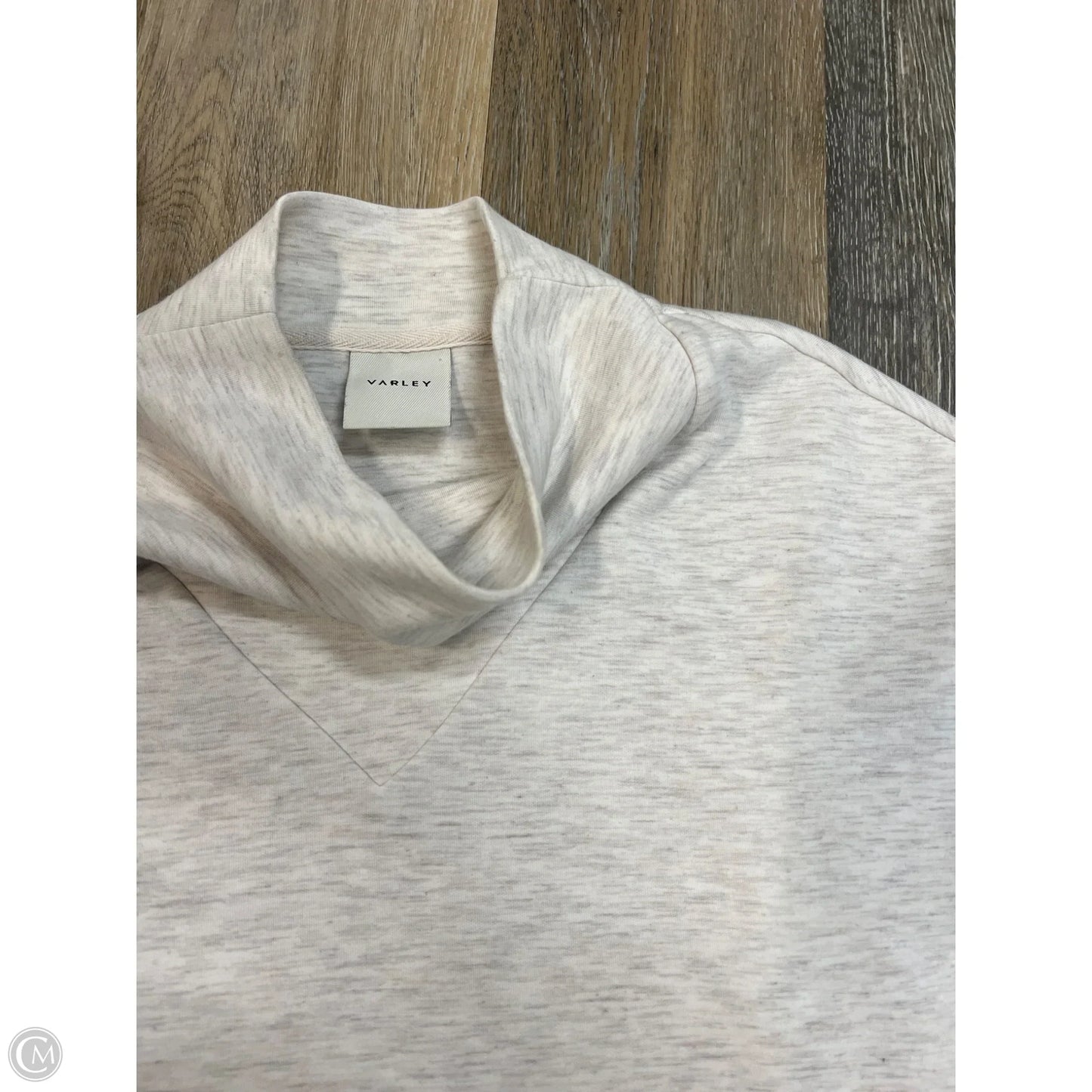 Athletic Sweatshirt Collar By Varley In Cream, Size: Xs