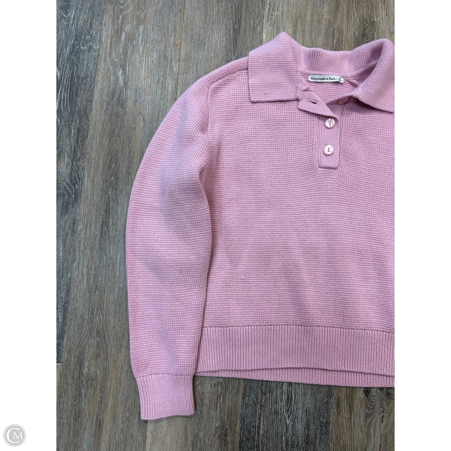 Sweater By Abercrombie And Fitch In Pink, Size: M