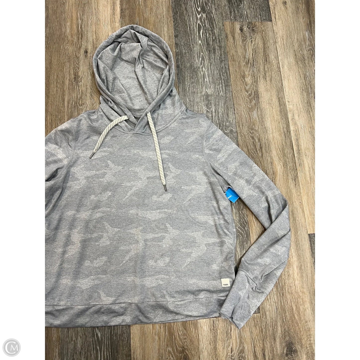 Athletic Sweatshirt Hoodie By Vuori In Camouflage Print, Size: S