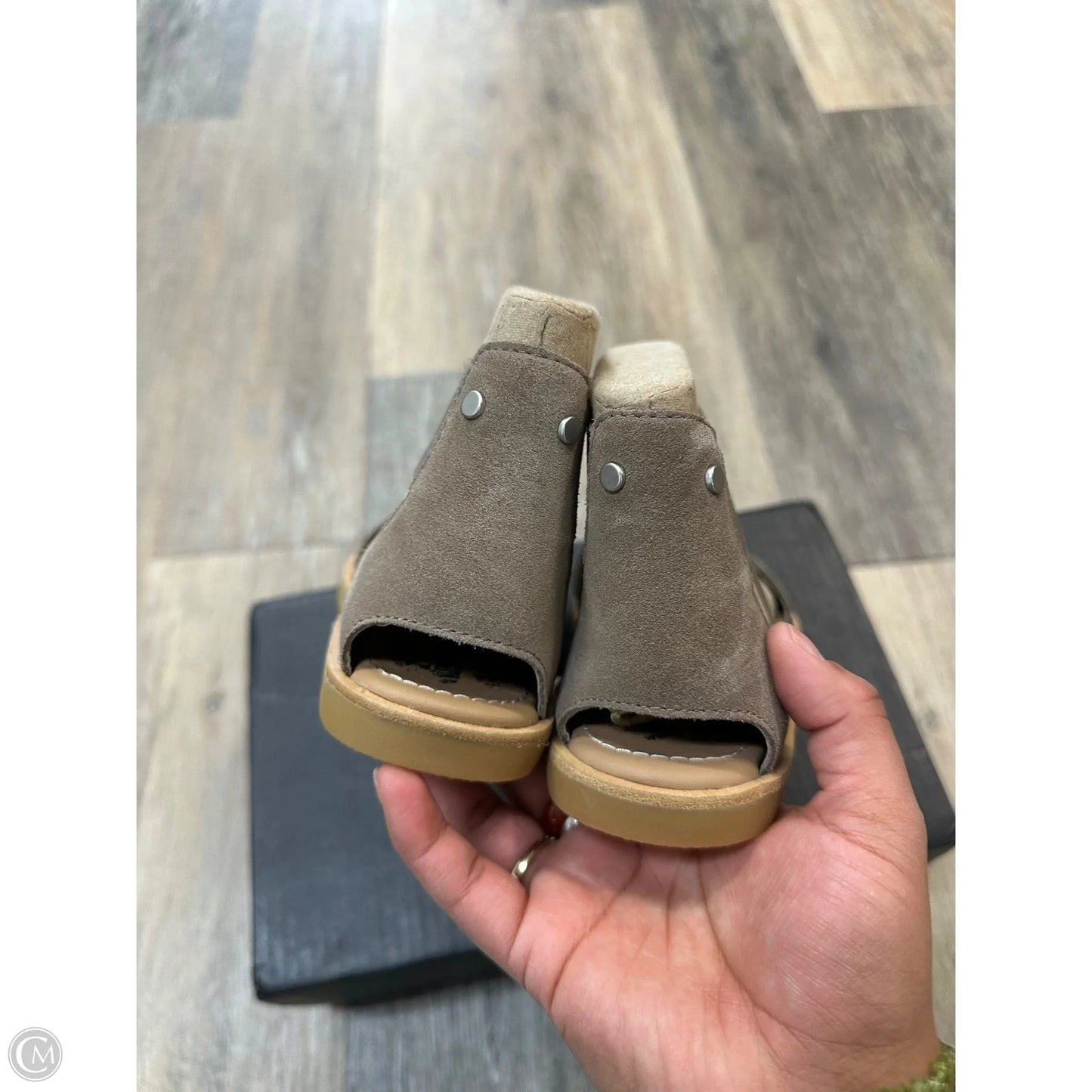 Sandals Flats By Sorel In Silver, Size: 7.5