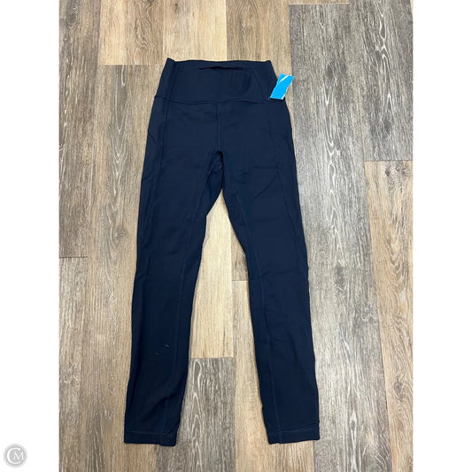 Athletic Leggings By Lululemon In Blue, Size: 4