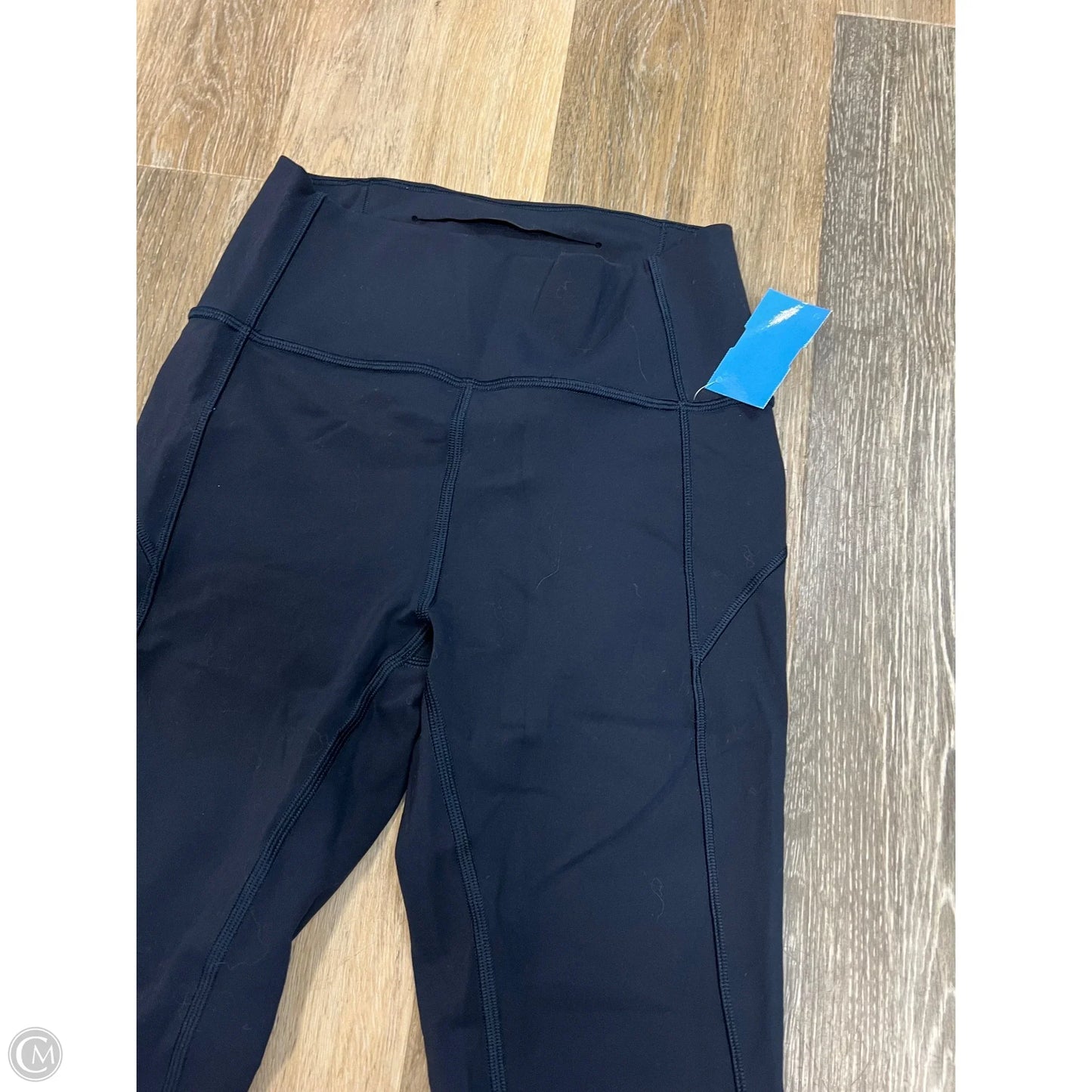 Athletic Leggings By Lululemon In Blue, Size: 4