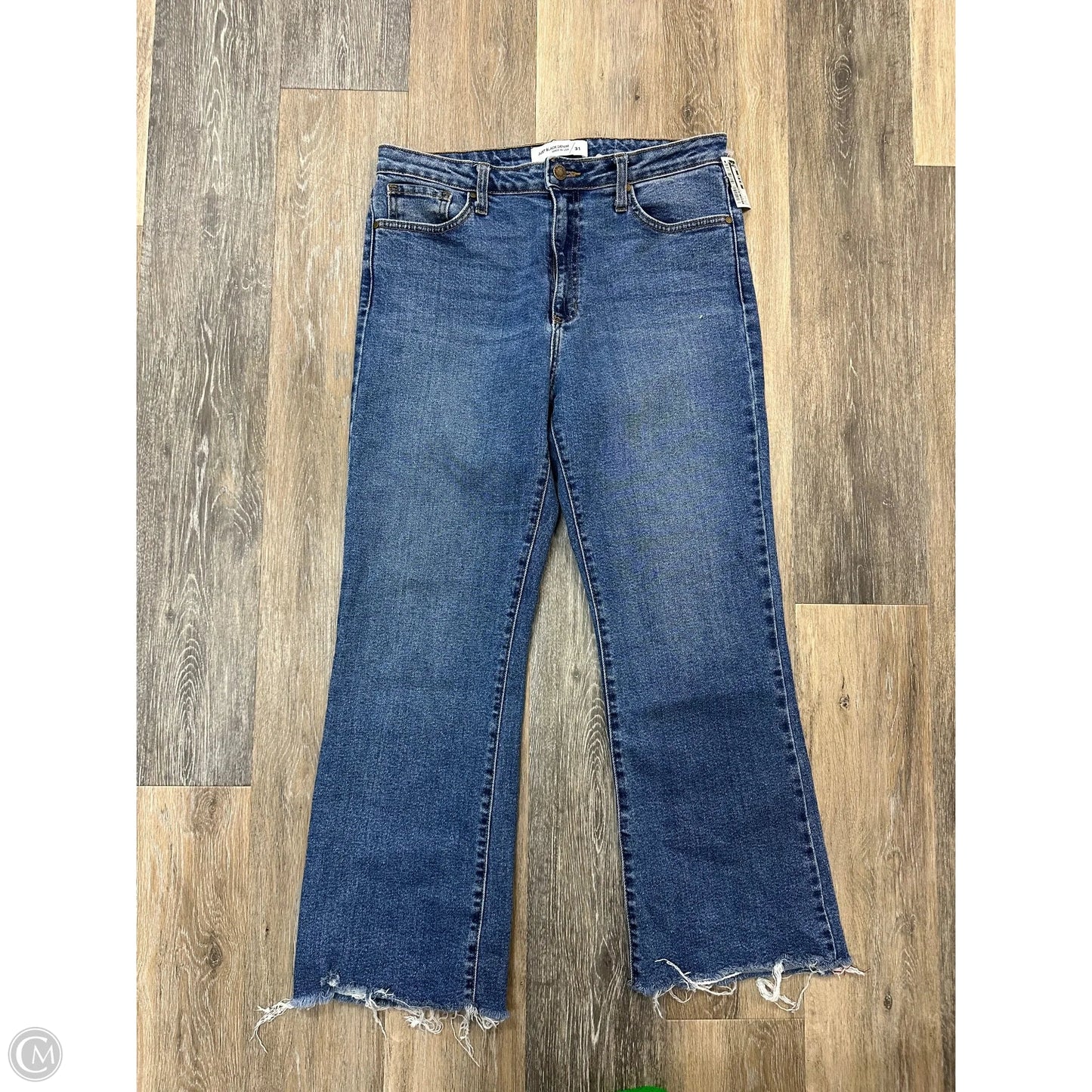 Jeans Straight By Just Black In Blue Denim, Size: 12