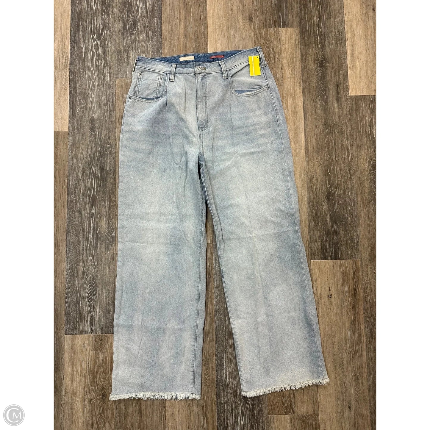 Jeans Straight By Pilcro In Blue Denim, Size: 12