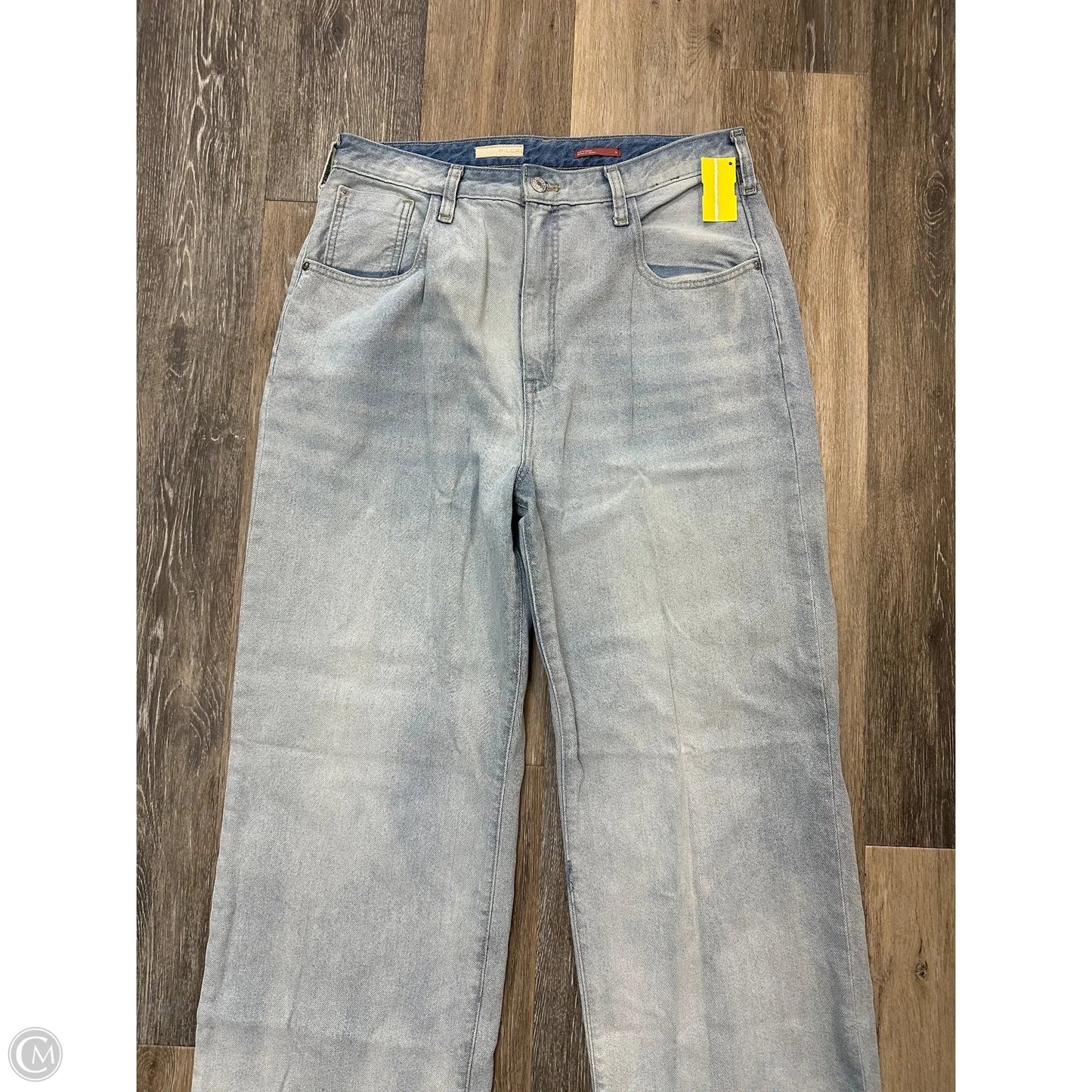 Jeans Straight By Pilcro In Blue Denim, Size: 12