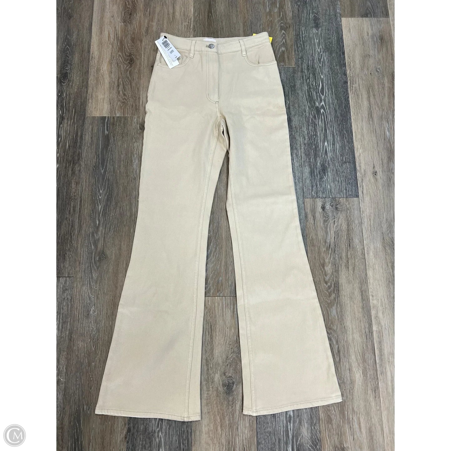 Jeans Boot Cut By Wilfred In Cream Denim, Size: 4