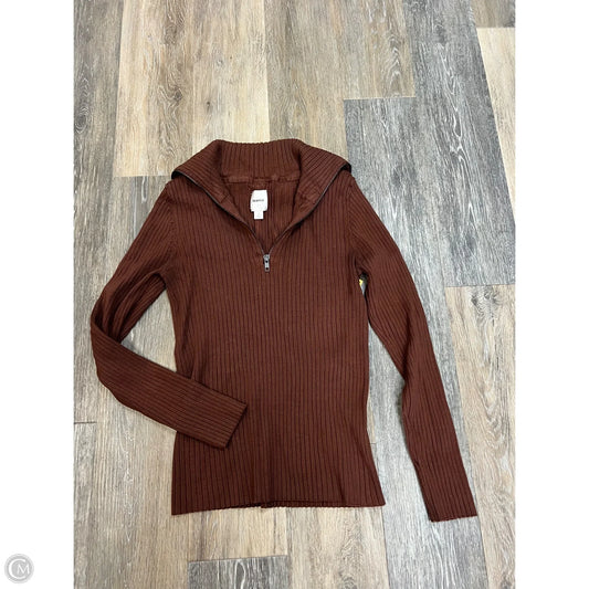 Sweater By Maeve In Brown, Size: L