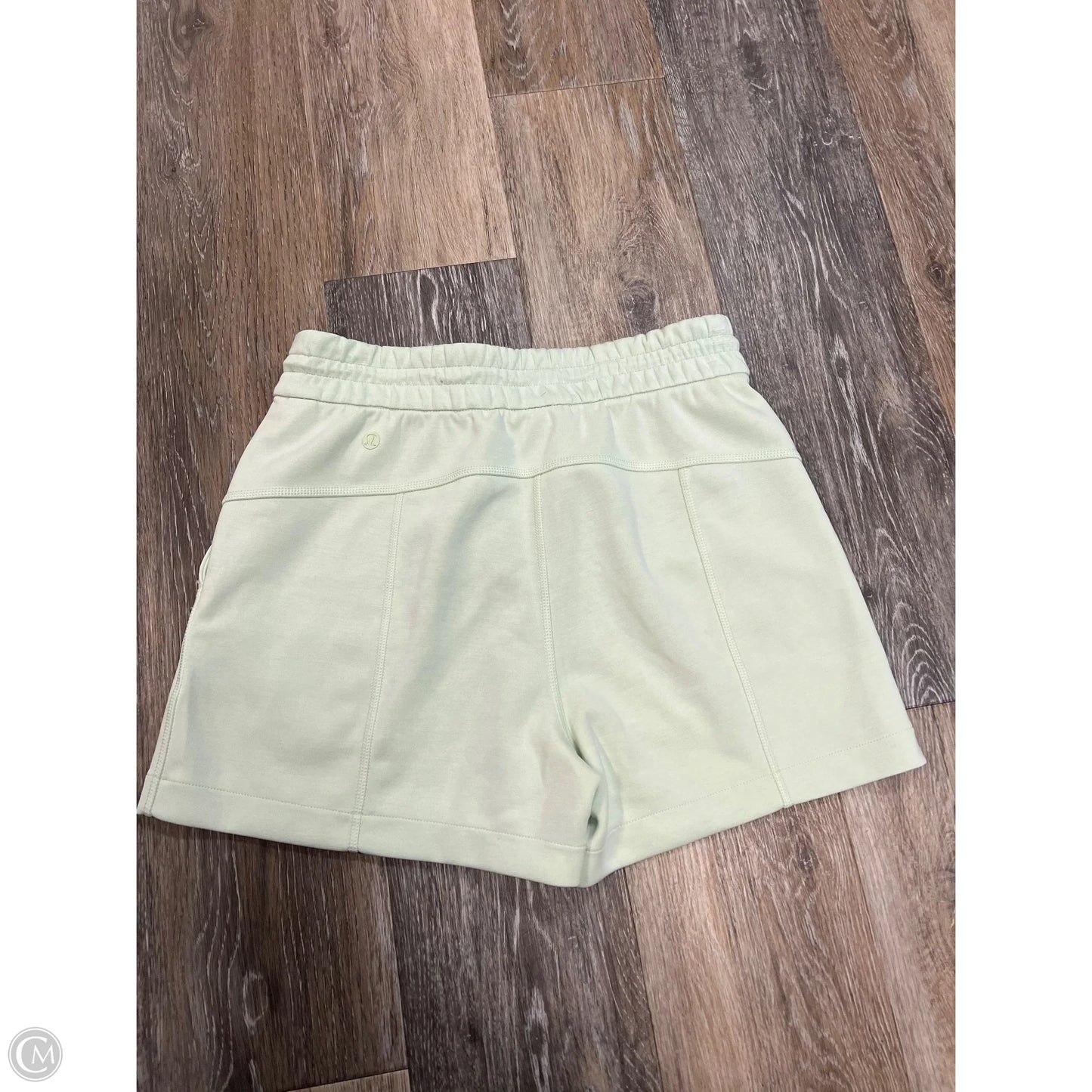 Athletic Shorts By Lululemon In Green, Size: 4