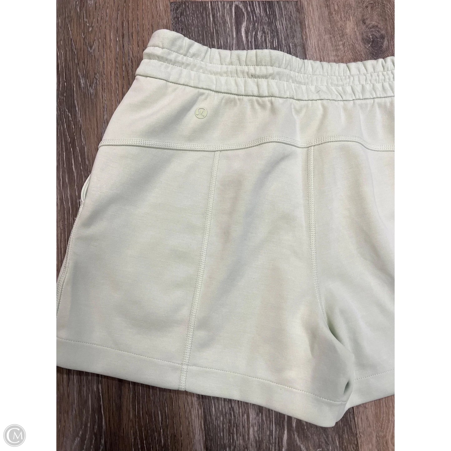 Athletic Shorts By Lululemon In Green, Size: 4