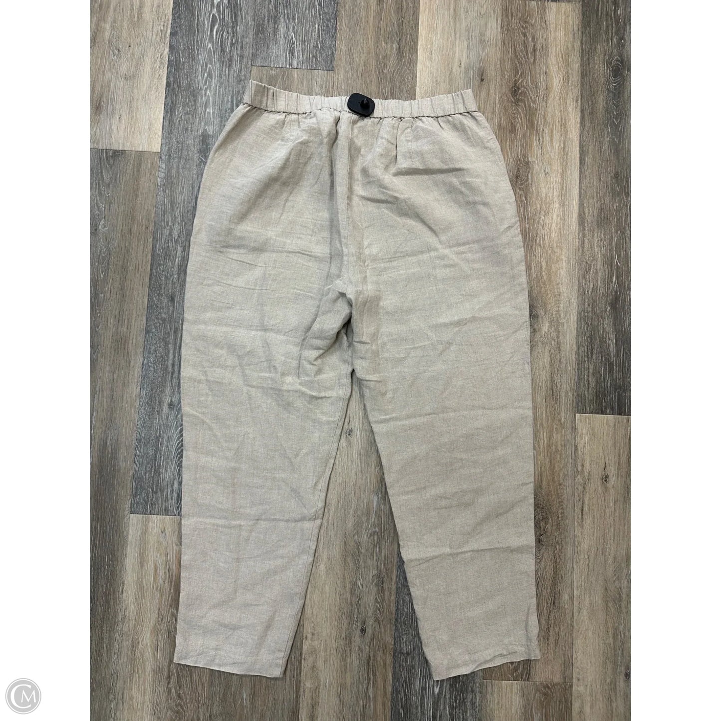 Pants Linen By Eileen Fisher In Tan, Size: L
