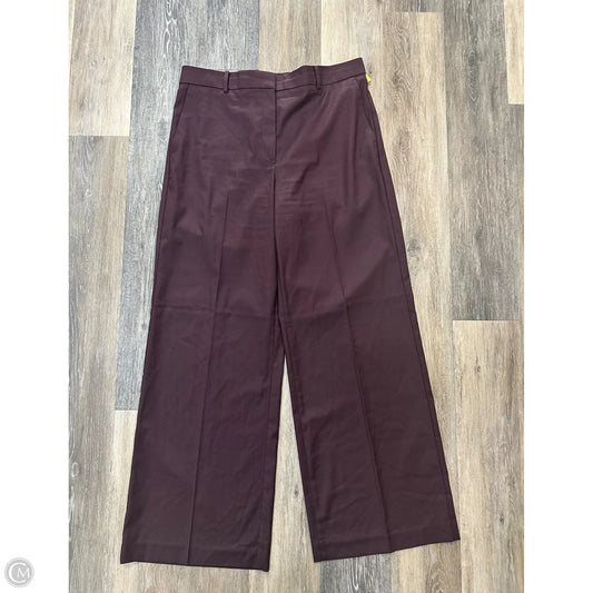 Pants Dress By Ann Taylor In Maroon, Size: 12