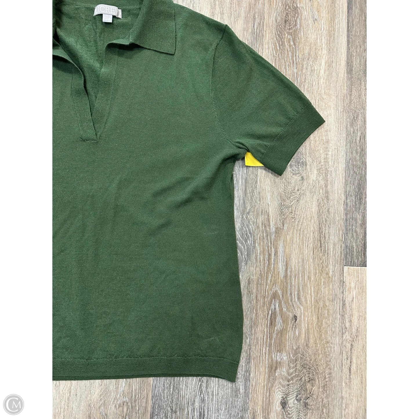 Top Short Sleeve By J. Crew In Green, Size: Xl