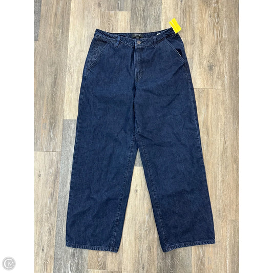 Jeans Straight By Banana Republic In Blue Denim, Size: 12