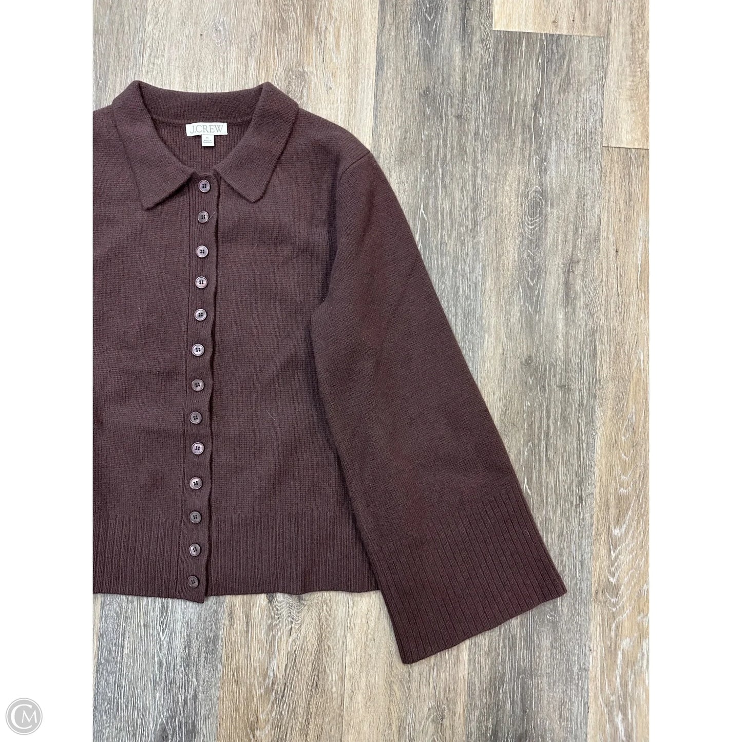 Sweater Cardigan By J. Crew In Brown, Size: Xl