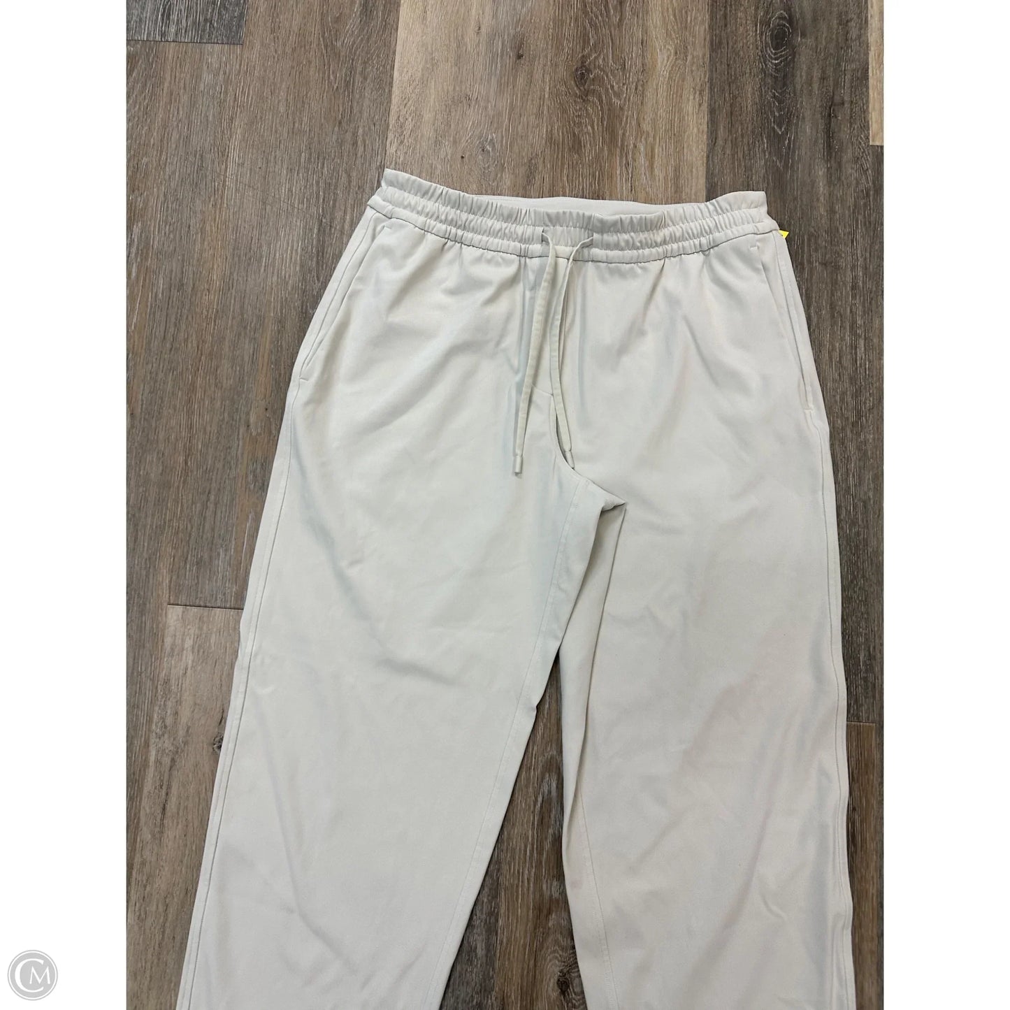Athletic Pants By Lululemon In Cream, Size: S