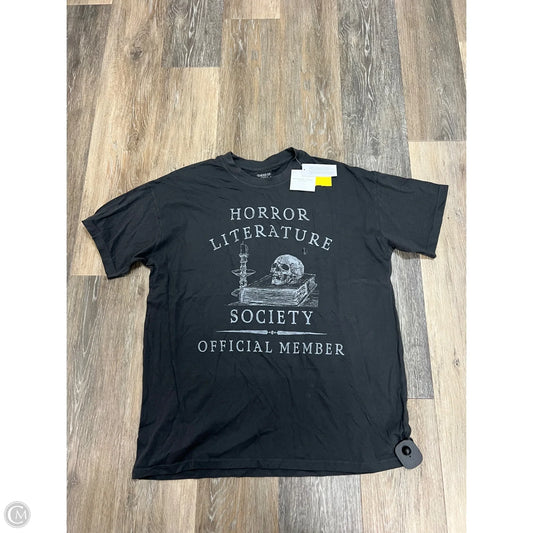 Top Short Sleeve By American Eagle In Grey, Size: Xs