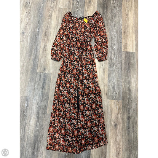 Dress Party Long By Lulus In Floral Print, Size: S