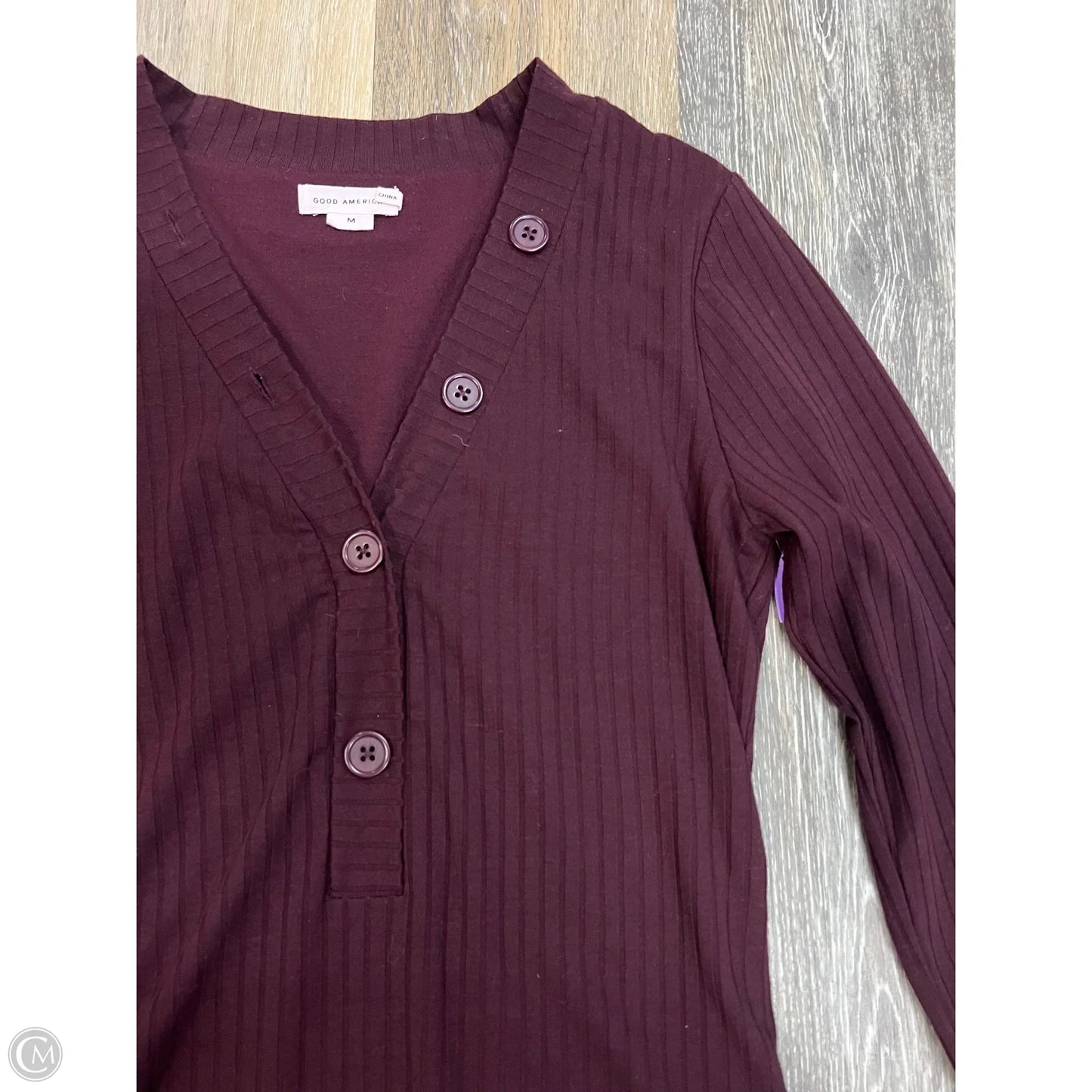 Bodysuit By Good American In Maroon, Size: M