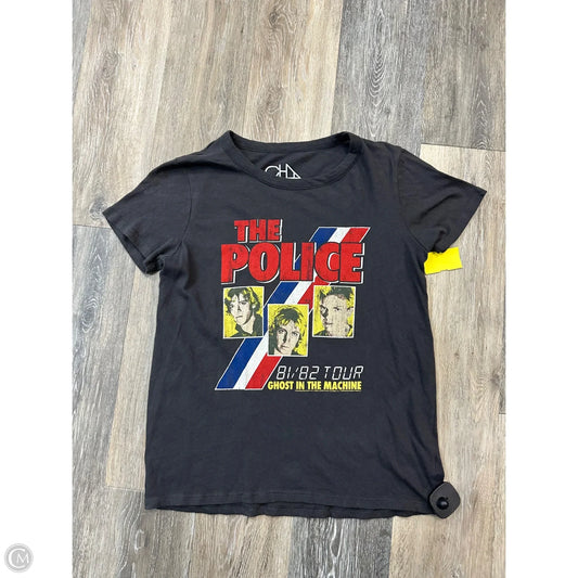 Top Short Sleeve By Chaser In Grey, Size: S