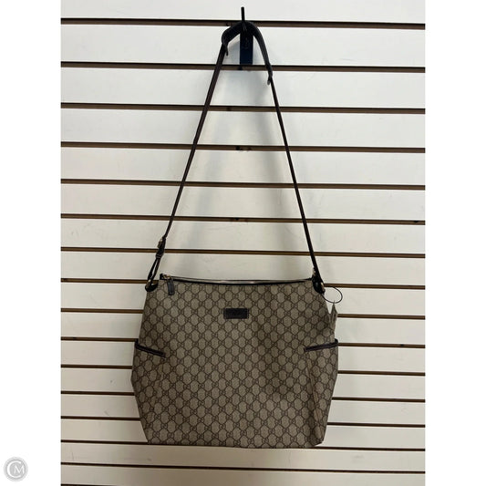 Diaper Bag Luxury Designer By Gucci, Size: Large