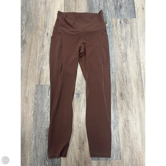 Athletic Leggings By Lululemon In Brown, Size: 6