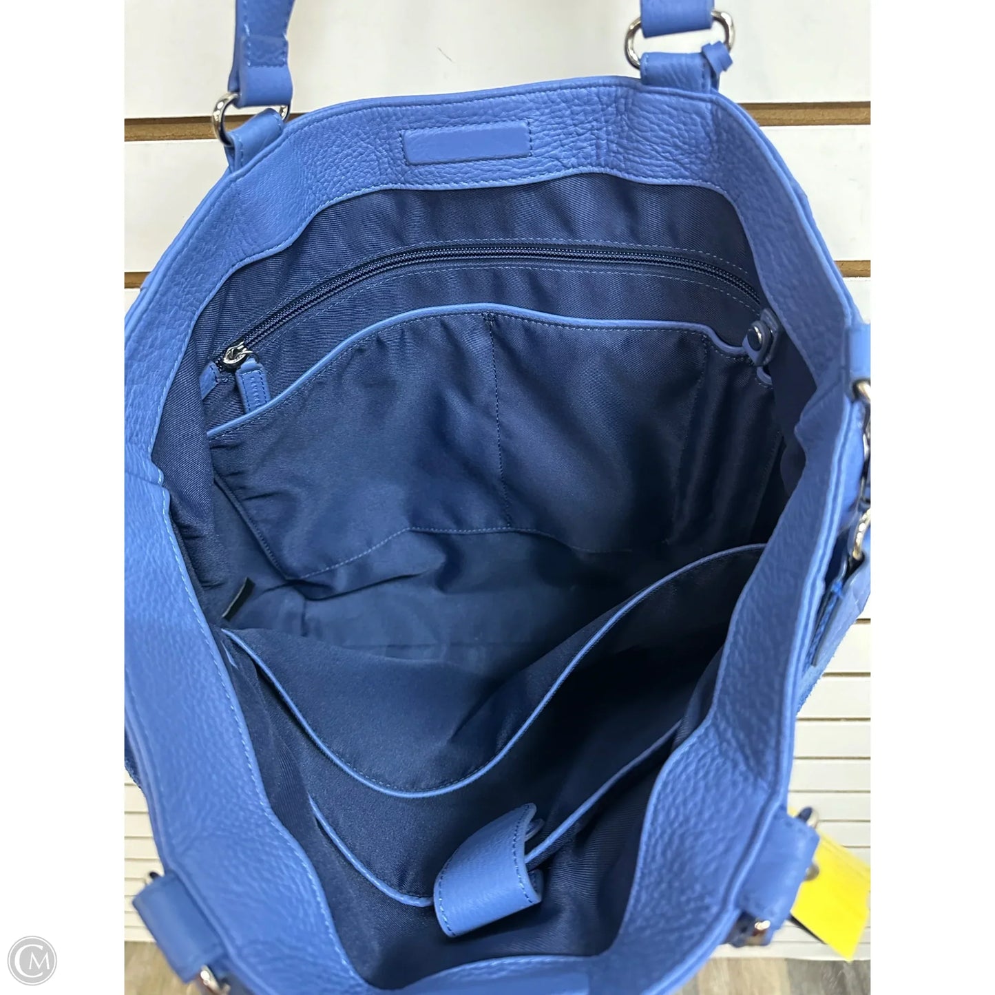 Handbag Leather By Levenger, Size: Large