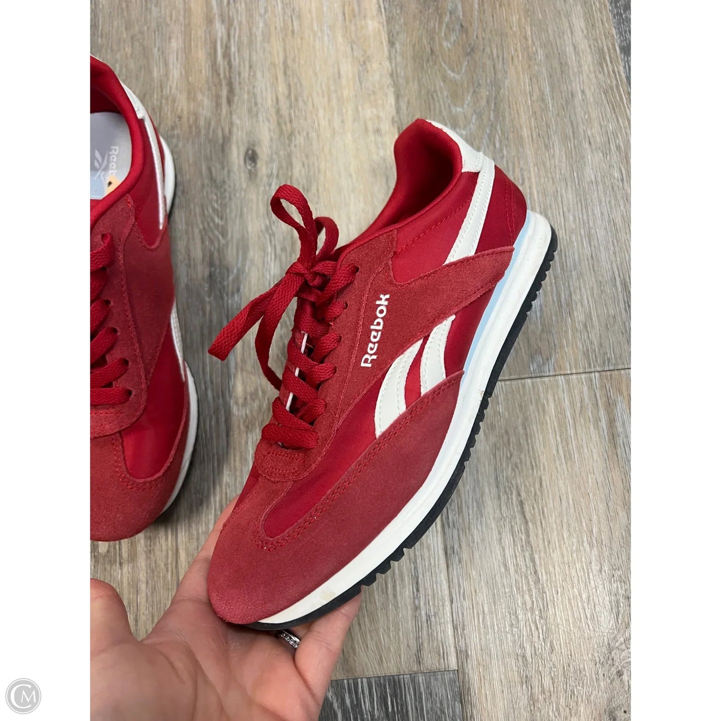 Shoes Athletic By Reebok In Red, Size: 7