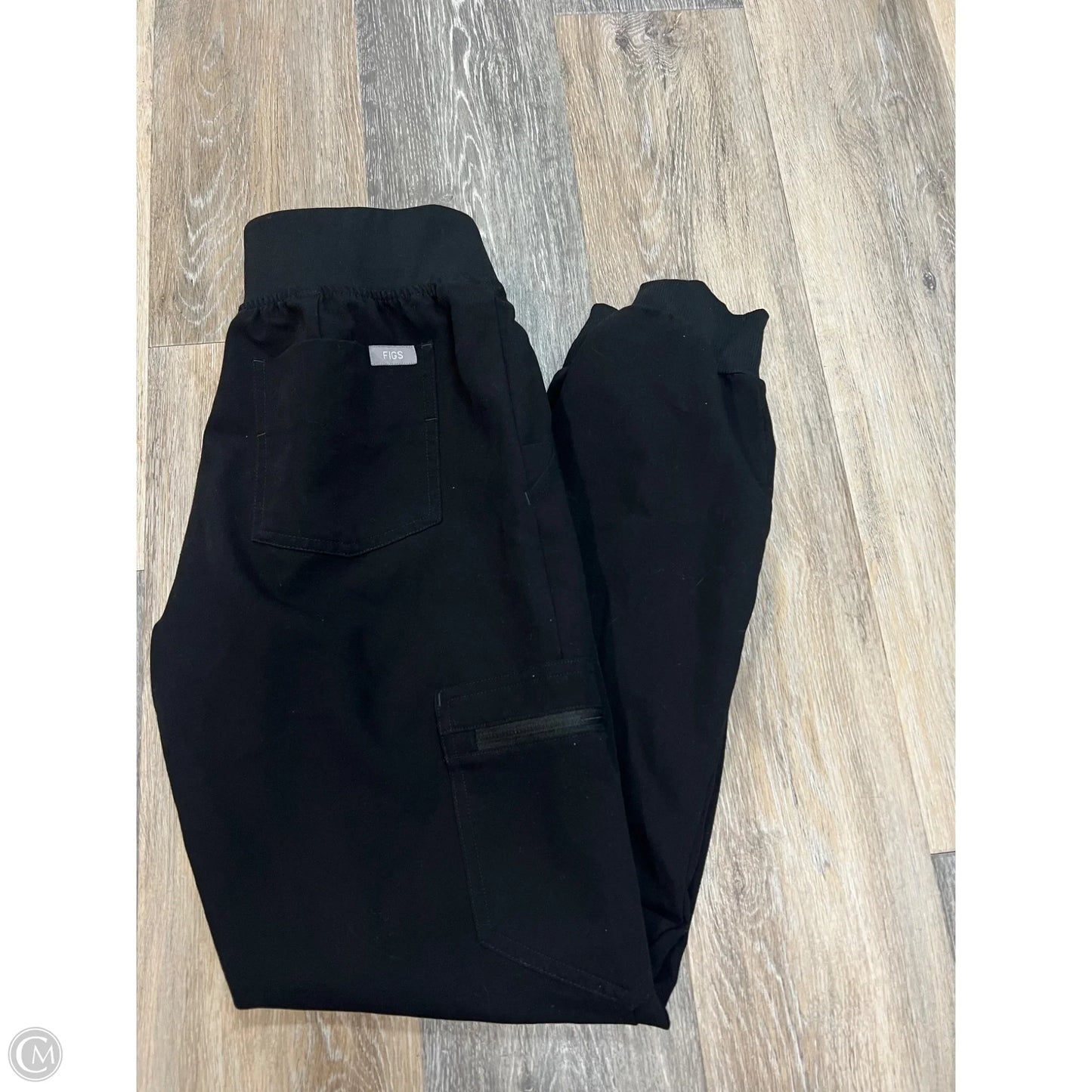 Scrub Pants By Figs In Black, Size: Xxs