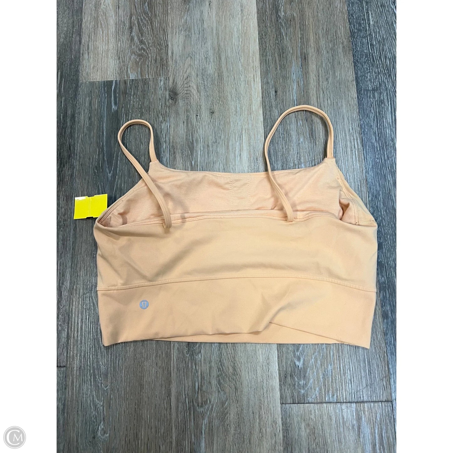 Athletic Bra By Lululemon In Orange, Size: 12