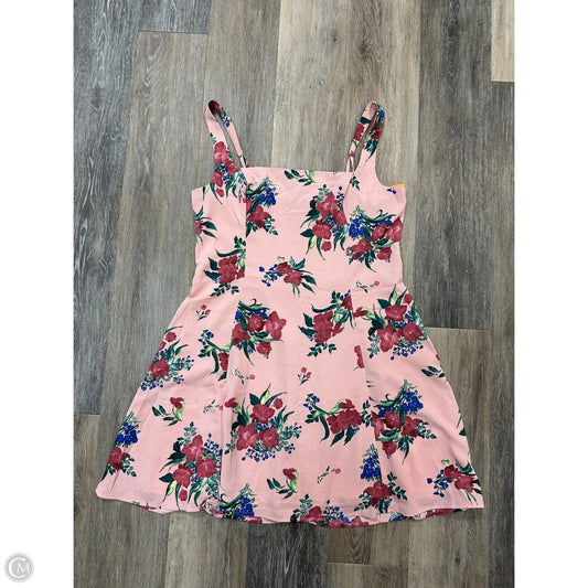 Dress Casual Short By Abercrombie And Fitch In Pink, Size: L