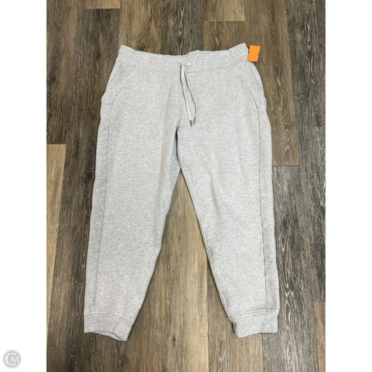 Athletic Pants By Lululemon In Grey, Size: 14