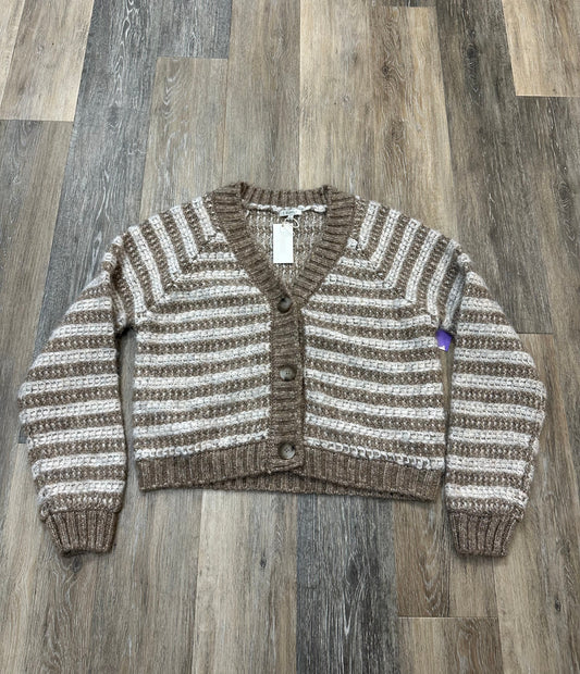 Sweater Cardigan By Z Supply In Brown, Size: L