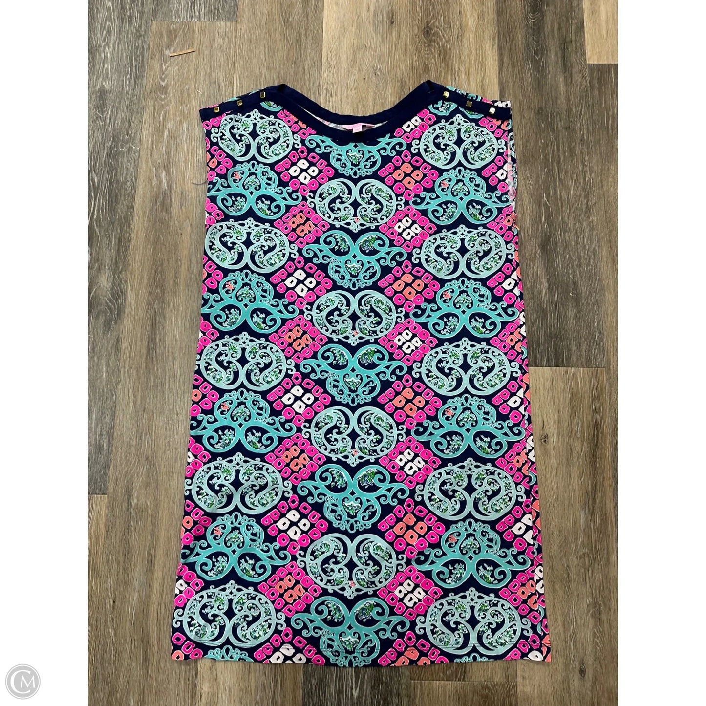 Dress Designer By Lilly Pulitzer In Blue, Size: L