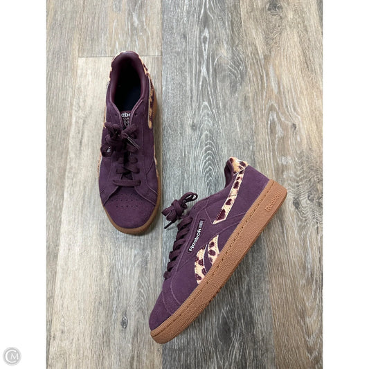 Shoes Sneakers By Reebok In Purple, Size: 6.5