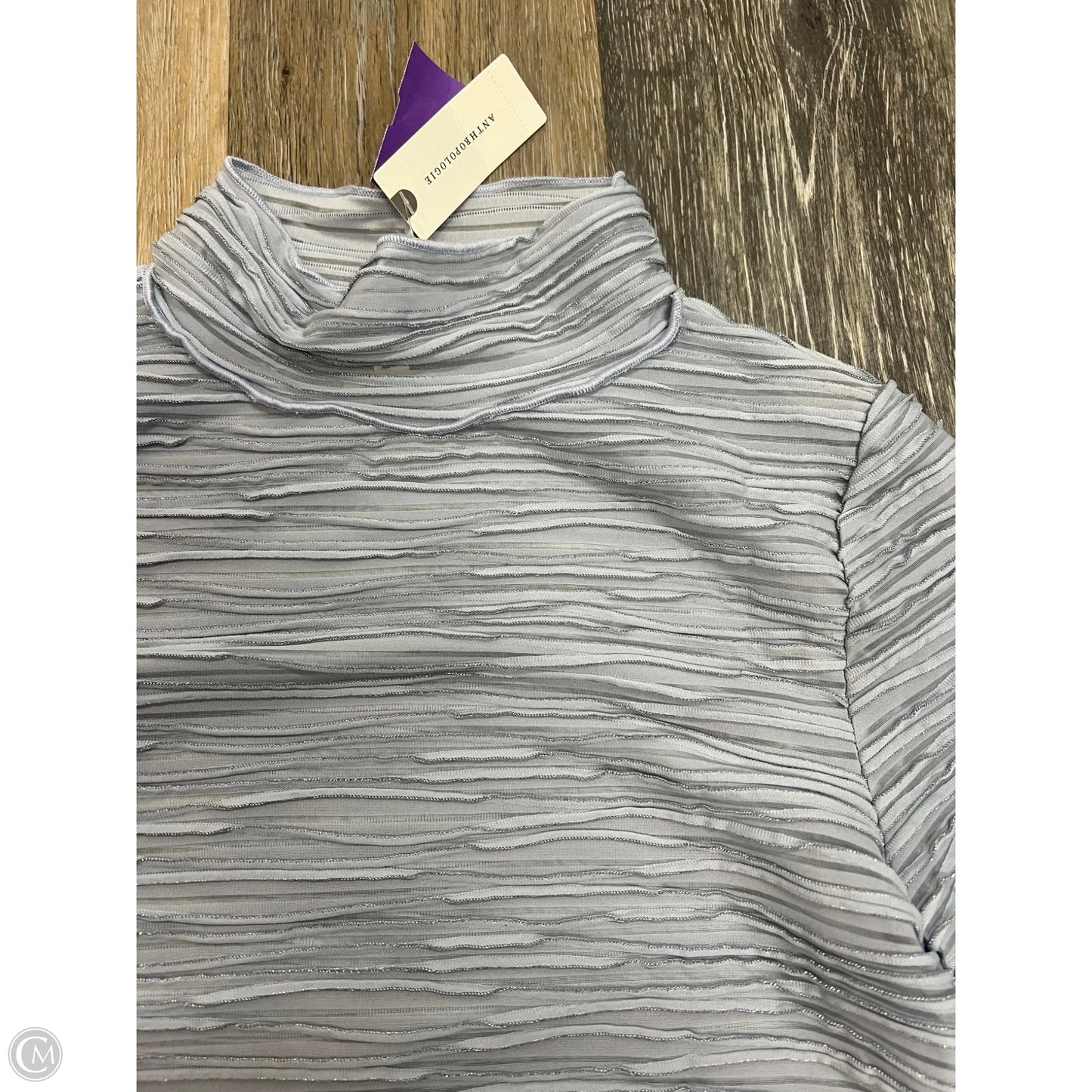 Top Long Sleeve By Pilcro In Blue, Size: S