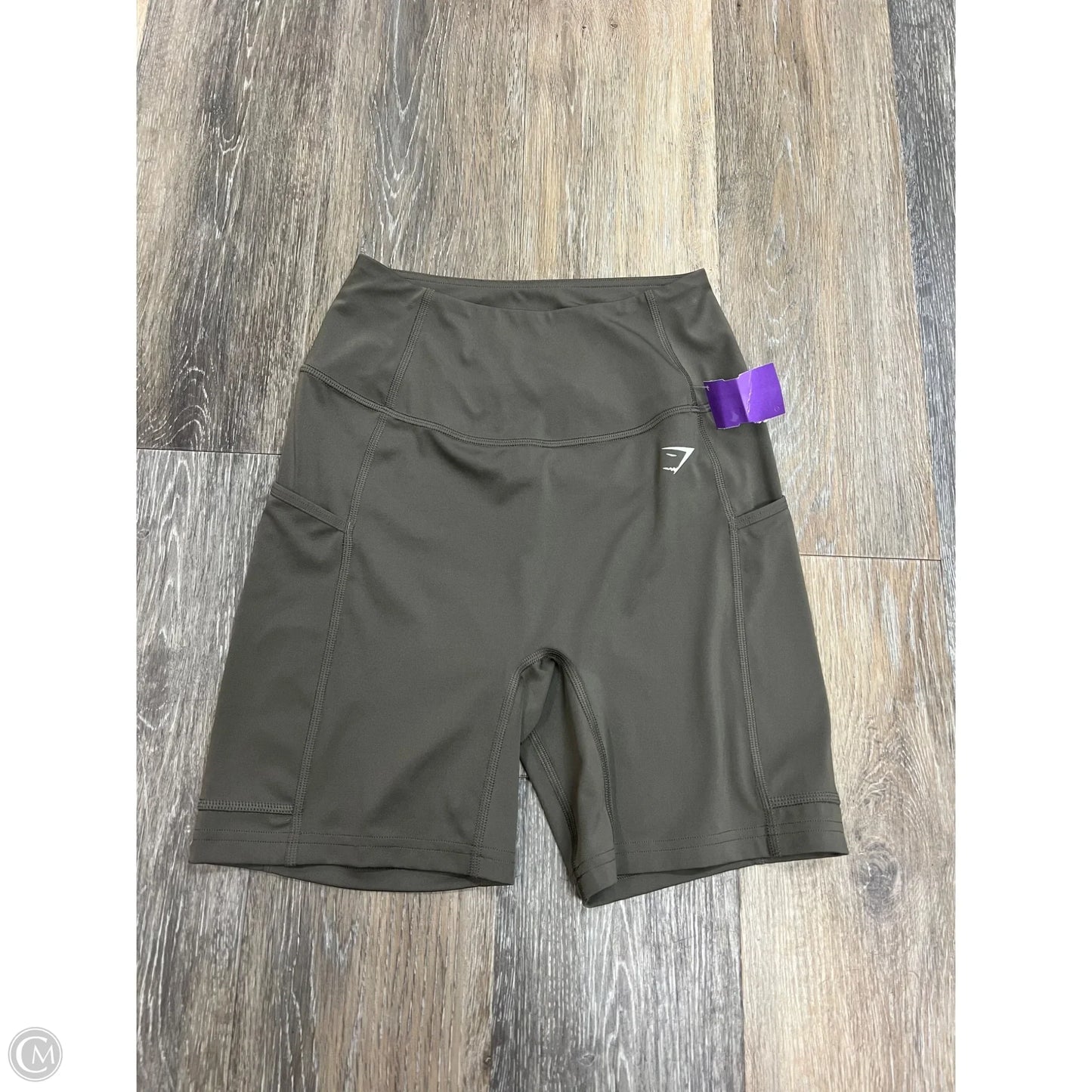 Athletic Shorts By Gym Shark In Brown, Size: S