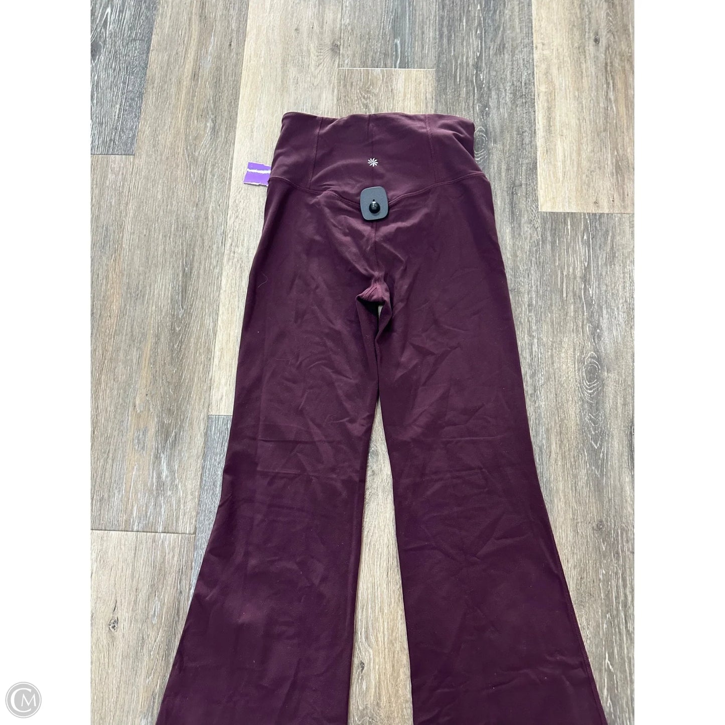 Athletic Pants By Athleta In Maroon, Size: S