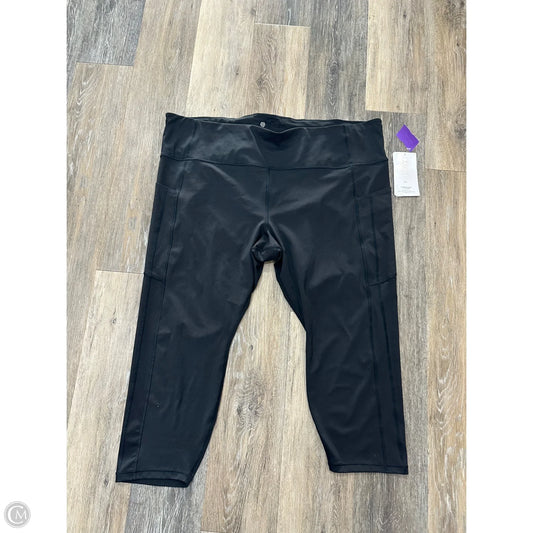 Athletic Leggings By Athleta In Black, Size: 3x