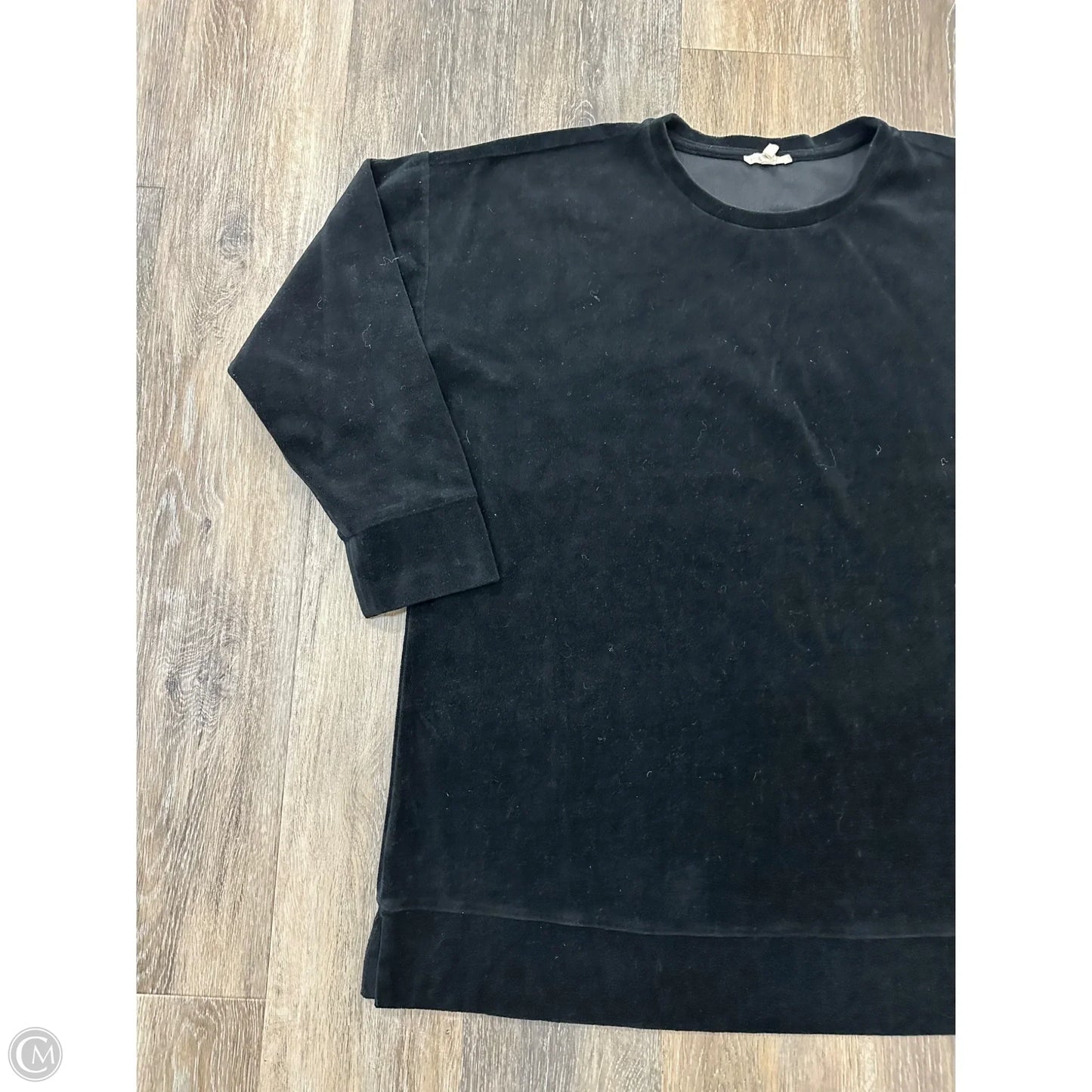 Top Long Sleeve By Eileen Fisher In Black, Size: M