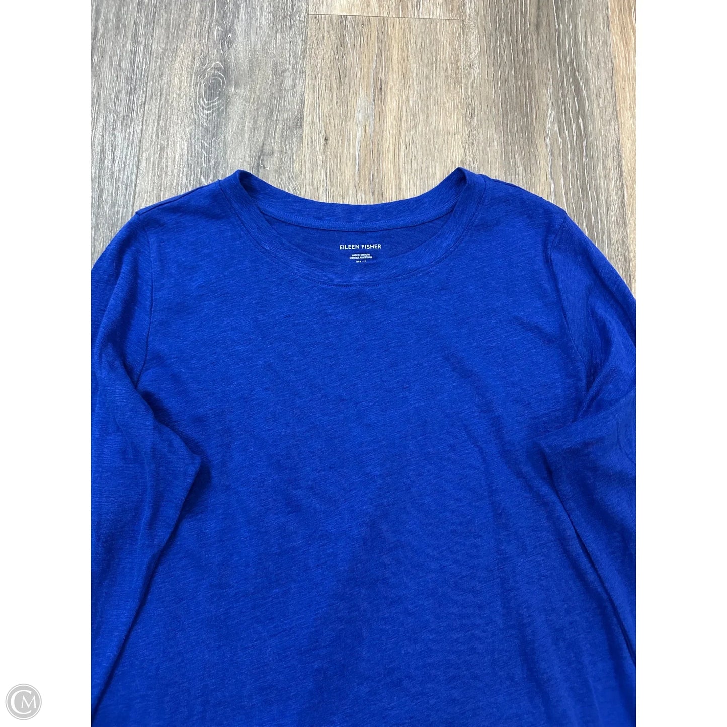 Top Long Sleeve By Eileen Fisher In Blue, Size: L