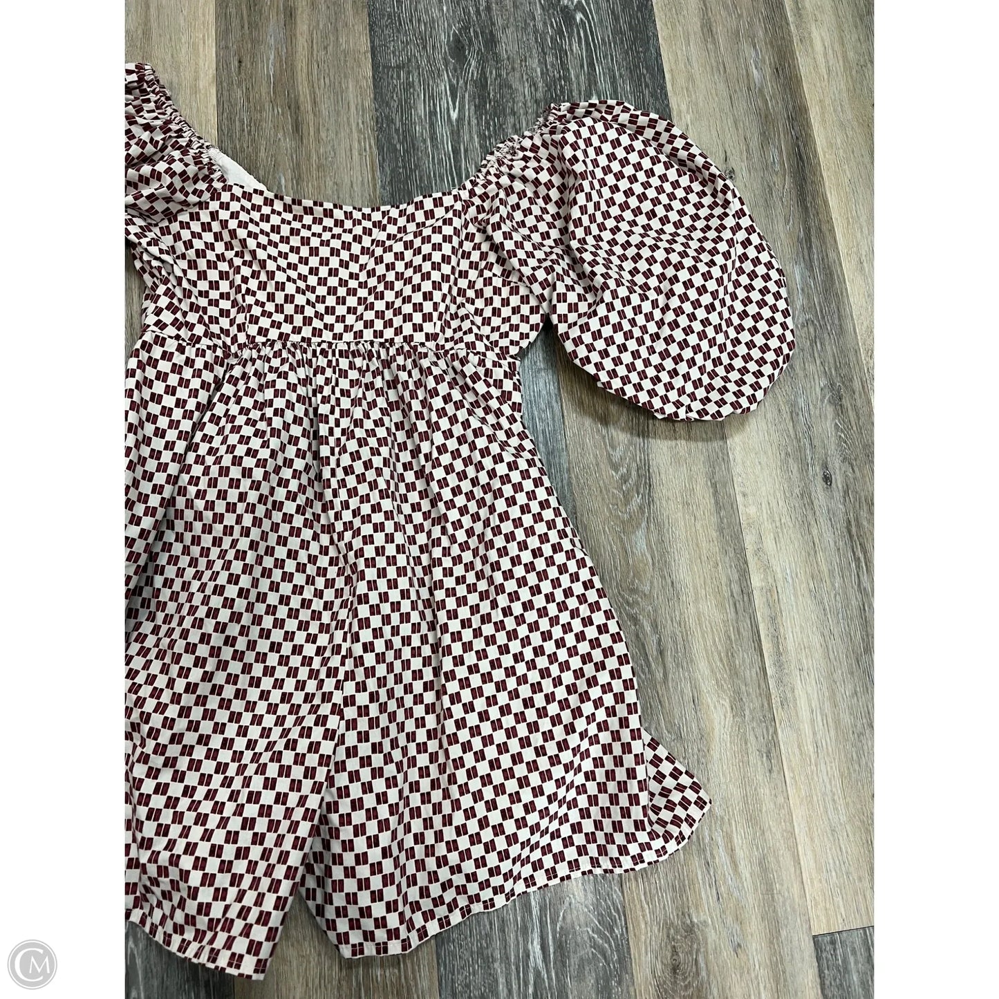 Romper By Abercrombie And Fitch In Red & White, Size: M