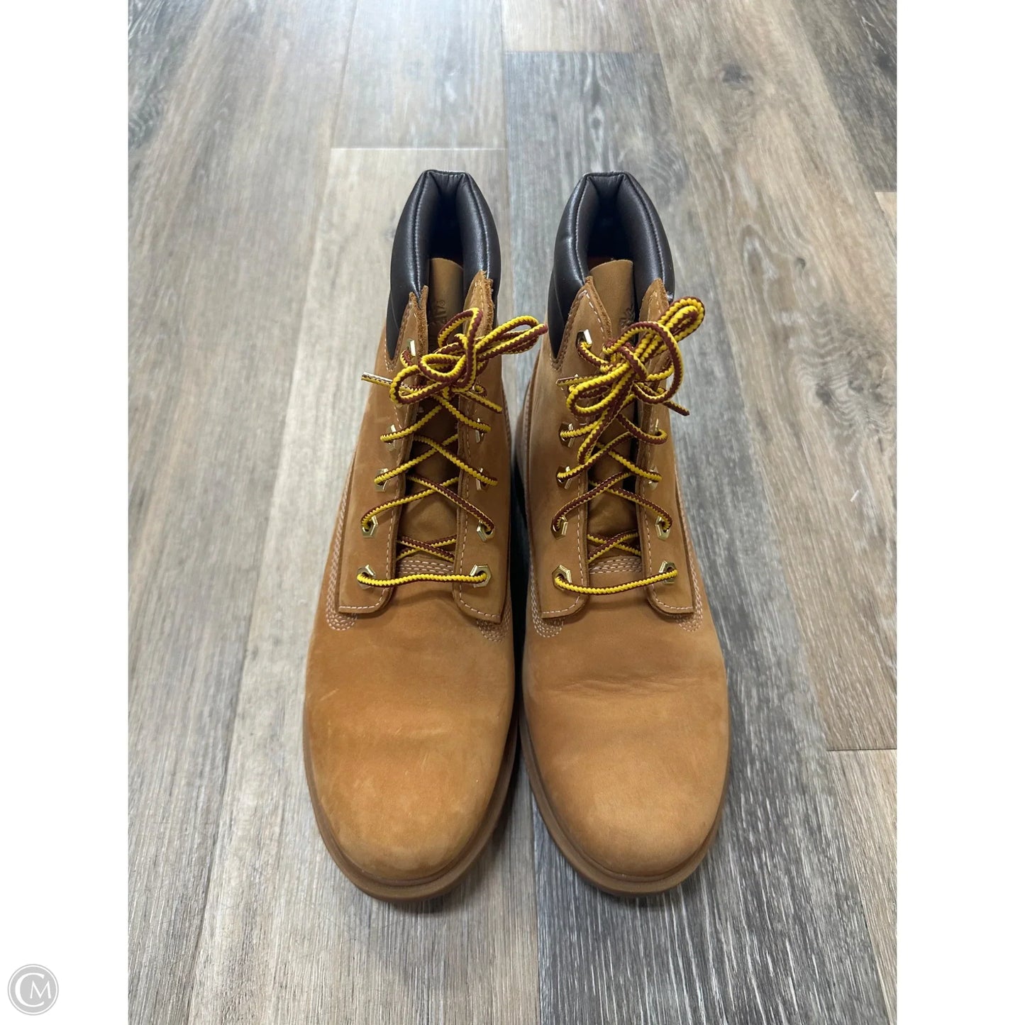 Boots Ankle Flats By Timberland In Orange, Size: 10